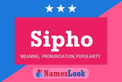 ملصق اسم Sipho