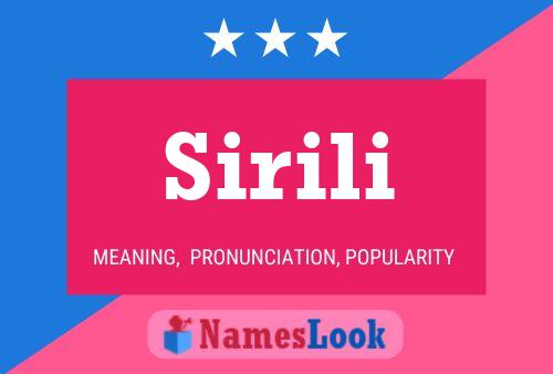 ملصق اسم Sirili