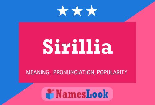 ملصق اسم Sirillia