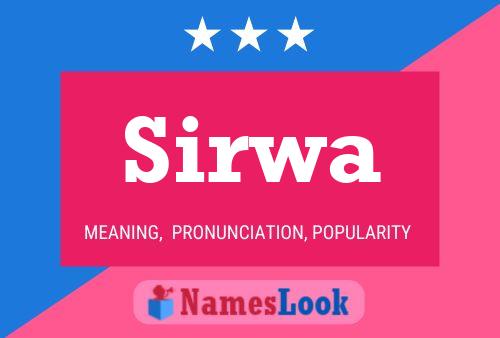 ملصق اسم Sirwa