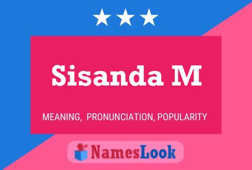 ملصق اسم Sisanda M