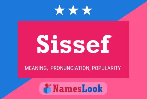 ملصق اسم Sissef