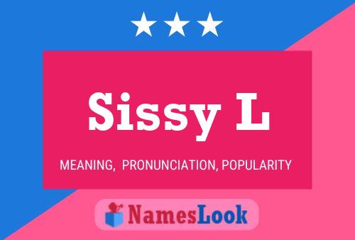 ملصق اسم Sissy L