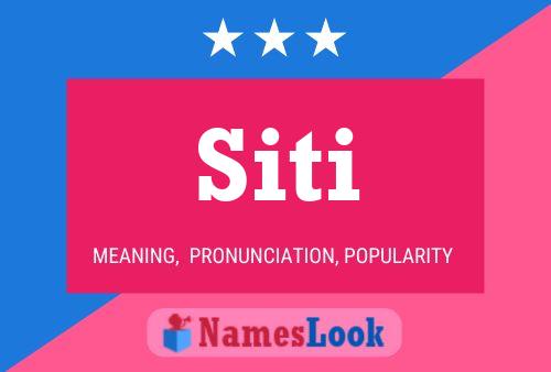 ملصق اسم Siti