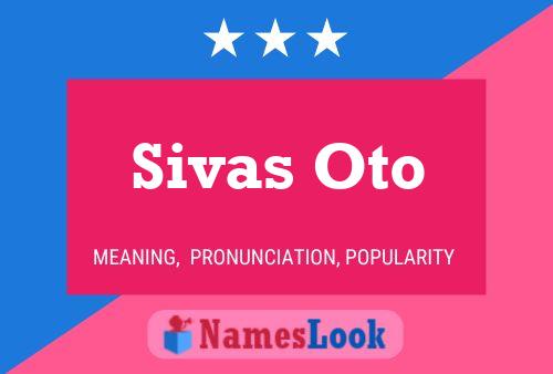 ملصق اسم Sivas Oto