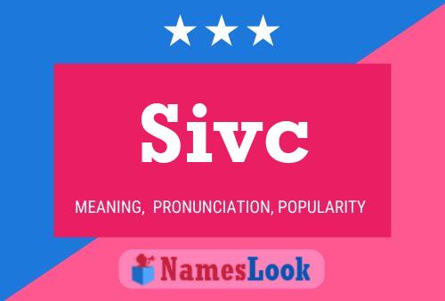 ملصق اسم Sivc