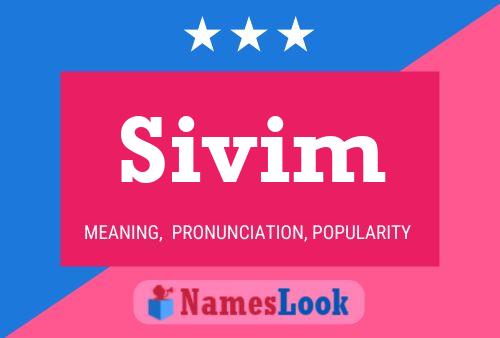 ملصق اسم Sivim