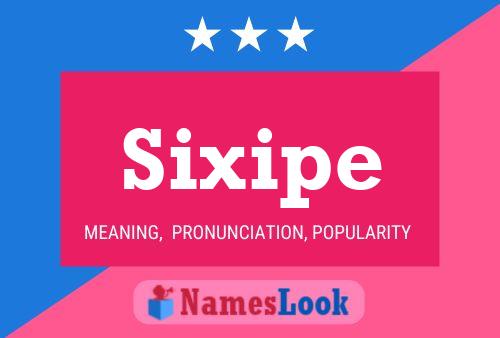 ملصق اسم Sixipe