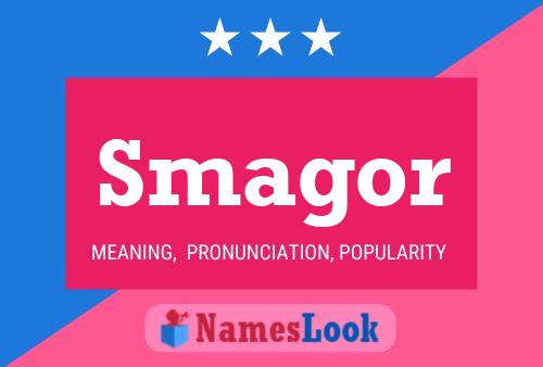 ملصق اسم Smagor