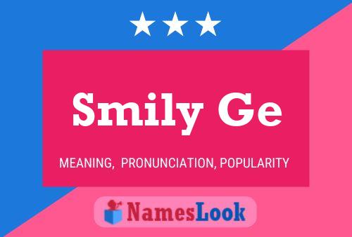 ملصق اسم Smily Ge