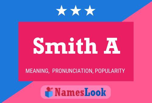 ملصق اسم Smith A