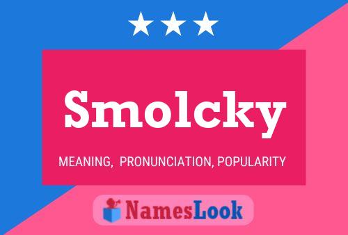 ملصق اسم Smolcky