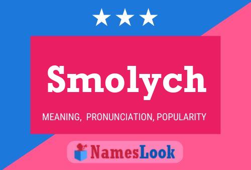 ملصق اسم Smolych