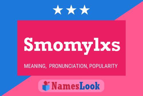 ملصق اسم Smomylxs