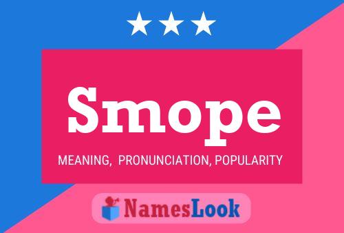 ملصق اسم Smope