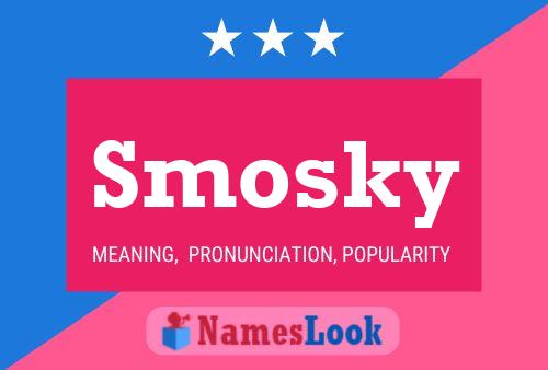 ملصق اسم Smosky