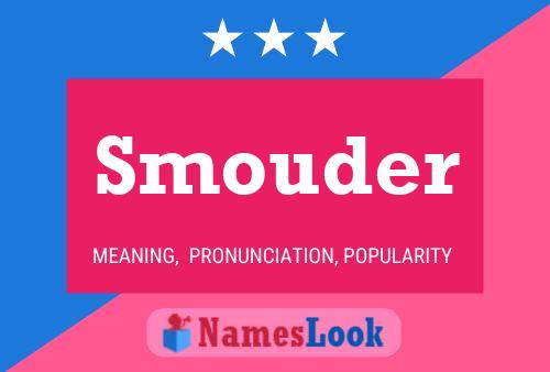 ملصق اسم Smouder