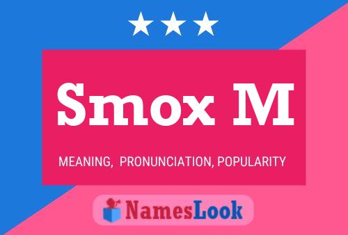 ملصق اسم Smox M