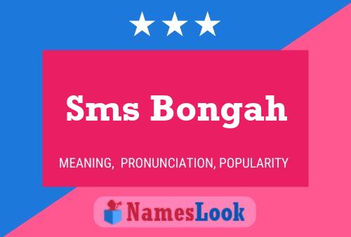 ملصق اسم Sms Bongah