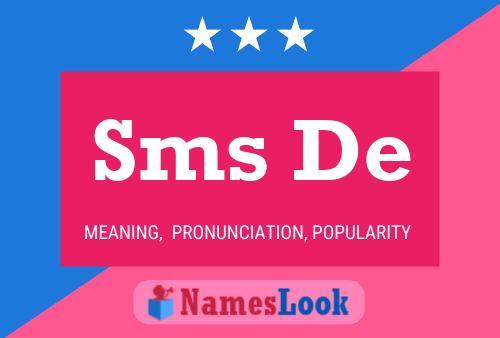 ملصق اسم Sms De