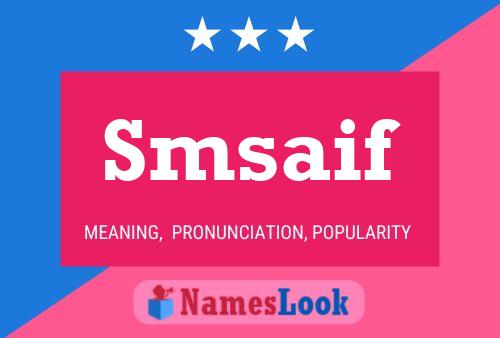 ملصق اسم Smsaif