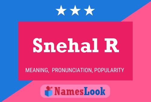 ملصق اسم Snehal R