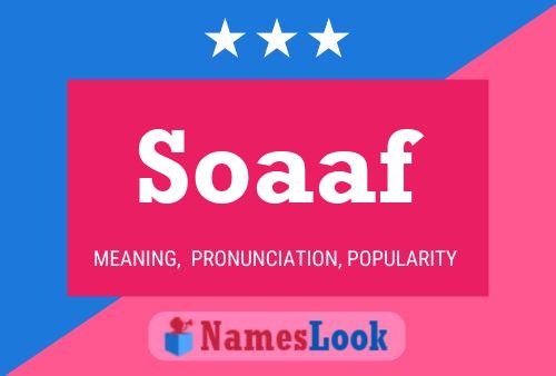 ملصق اسم Soaaf