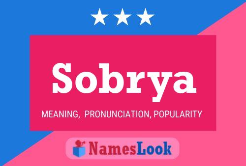 ملصق اسم Sobrya