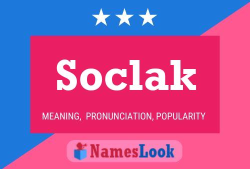 ملصق اسم Soclak