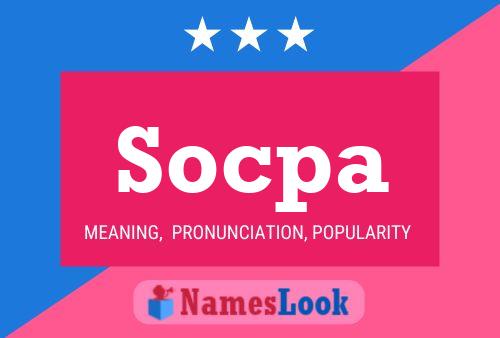 ملصق اسم Socpa