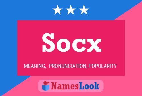 ملصق اسم Socx