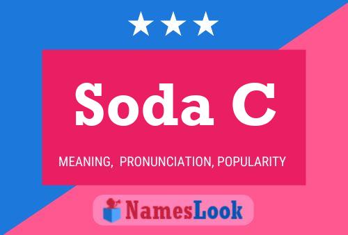 ملصق اسم Soda C