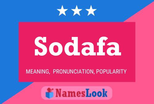 ملصق اسم Sodafa