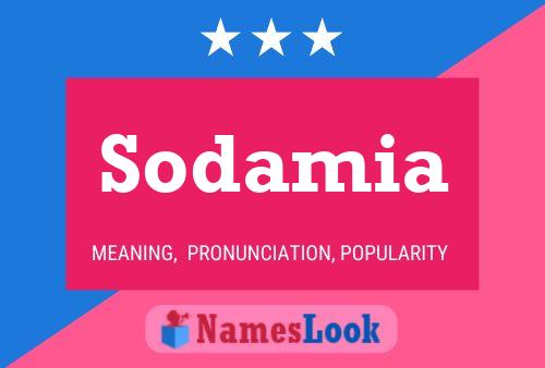 ملصق اسم Sodamia