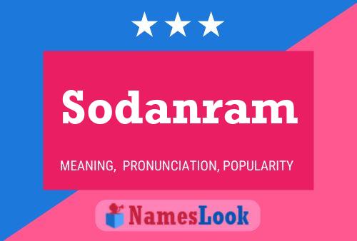 ملصق اسم Sodanram