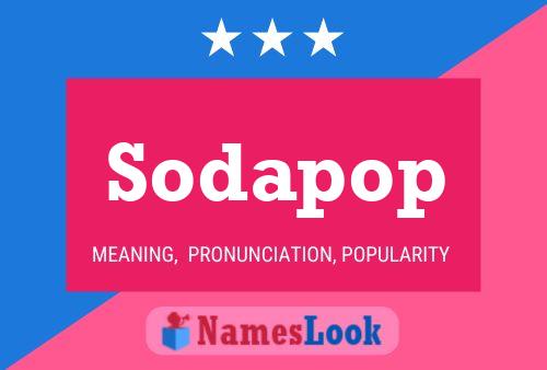 ملصق اسم Sodapop