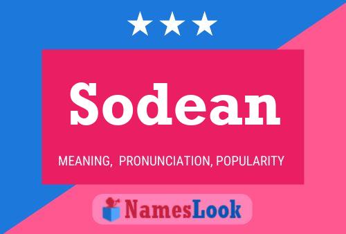 ملصق اسم Sodean