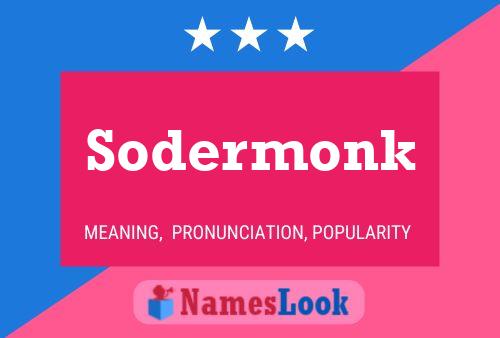 ملصق اسم Sodermonk