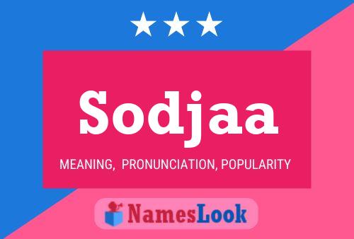 ملصق اسم Sodjaa