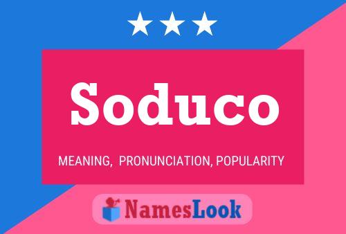 ملصق اسم Soduco