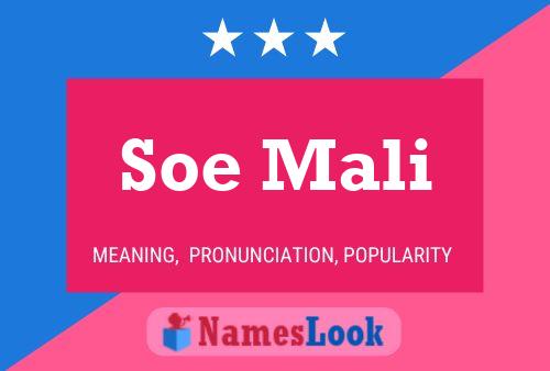 ملصق اسم Soe Mali