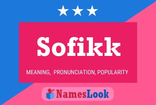 ملصق اسم Sofikk