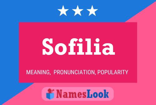 ملصق اسم Sofilia