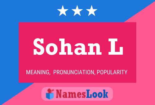 ملصق اسم Sohan L