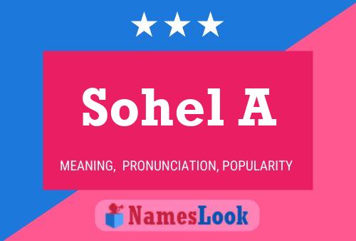 ملصق اسم Sohel A