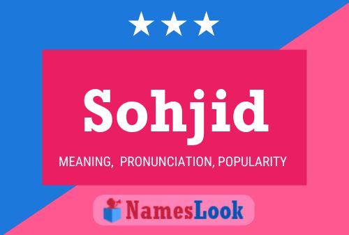 ملصق اسم Sohjid