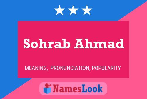 ملصق اسم Sohrab Ahmad