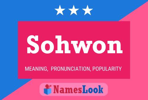 ملصق اسم Sohwon