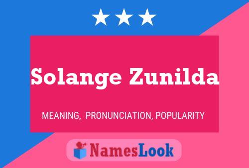 ملصق اسم Solange Zunilda