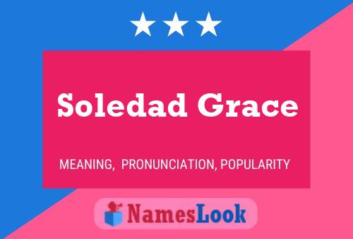 ملصق اسم Soledad Grace